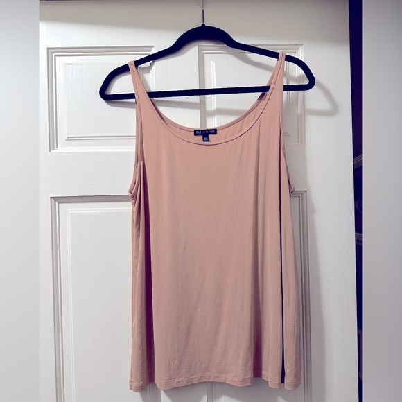 Eileen Fisher 100% Silk Signature Jersey Crepe Nude/Pink Cami/Tank - Picture 1 of 4